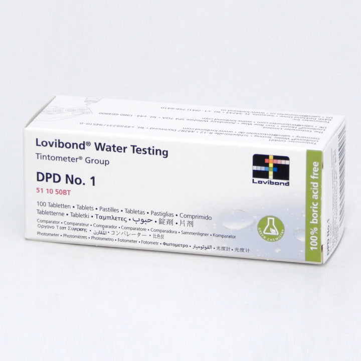 Testtablett fritt klor DPD1, 500 tabletter
