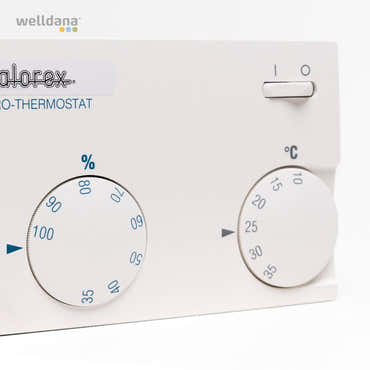Calorex kombistat för TTW-avfuktare