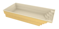 Üvegszálas medence Aruba 800 8,20 m x 3,70 m x 1,50 m