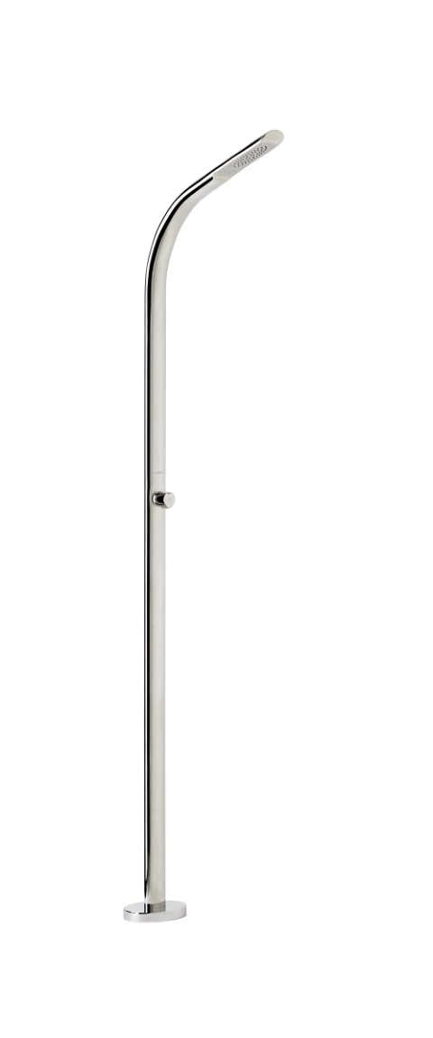 Inoxstyle Ellipse-DU rostfri utomhusdusch med slank oval profil