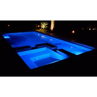 Modern Leisurepools Limitless pool med jacuzzi i begränsat utrymme