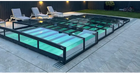pooltak ICON KIT S3 4×9 (tiszta üveg, oldalsó ajtó, egysín, antracit)