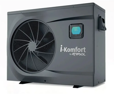 Kripsol i-Comfort RC medenceinverter – sötétszürke egység ventilátorral és 20-at mutató kijelzővel