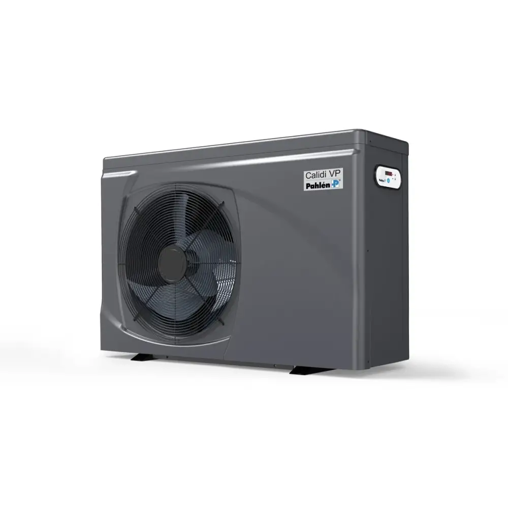 Pahlen Calidi VP10 grå utomhusenhet med svart fläktgaller